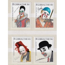 GIBRALTAR 2002 CIRCO MUSICA SERIE COMPLETA DE ESTAMPILLAS NUEVAS MINT